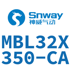 Airtac MBL Aluminum Alloy Mini Cylinder MBL32X350-CA — view 5