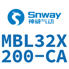 Airtac MBL Aluminum Alloy Mini Cylinder MBL32X200-CA — view 5