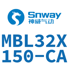 Airtac MBL Aluminum Alloy Mini Cylinder MBL32X150-CA — view 5