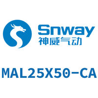 Airtac 铝合金迷你气缸-MAL25X50-CA