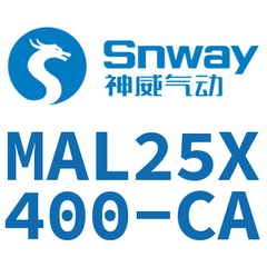 Airtac MAL25 Aluminum Alloy Mini Cylinder MAL25X400-CA — view 4