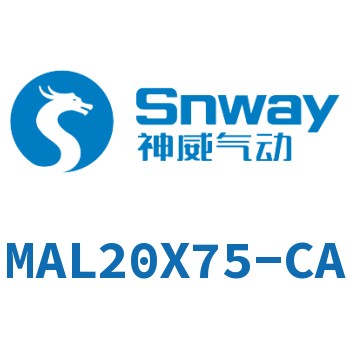 Airtac 铝合金迷你气缸-MAL20X75-CA