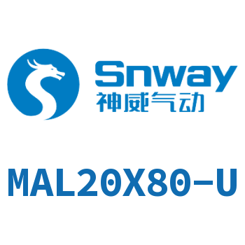 Airtac 铝合金迷你气缸-MAL20X80-U