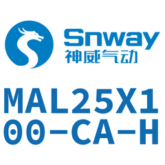 Airtac MAL25 Aluminum Alloy Mini Cylinder MAL25X100-CA-H — view 4