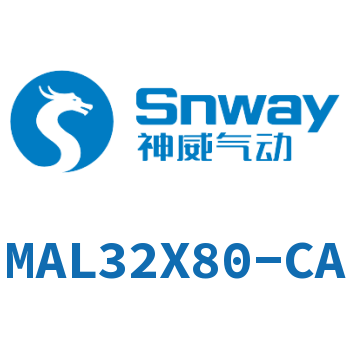 Airtac 铝合金迷你气缸-MAL32X80-CA