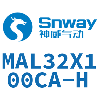 Airtac 铝合金迷你气缸-MAL32X100CA-H