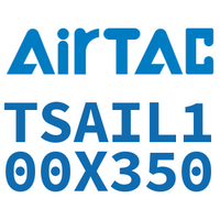 Airtac 带导向架气缸-TSAIL100X350