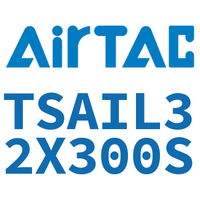 Airtac 带导向架气缸-TSAIL32X300S