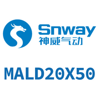 Airtac 铝合金迷你气缸-MALD20X50