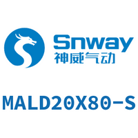 Airtac 铝合金迷你气缸-MALD20X80-S