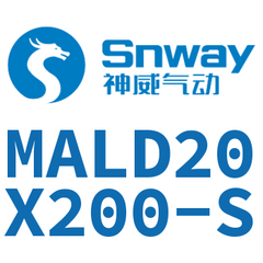 Airtac MALD Aluminum Alloy Mini Cylinder MALD20X200-S — view 3