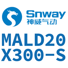 Airtac MALD Aluminum Alloy Mini Cylinder MALD20X300-S — view 3