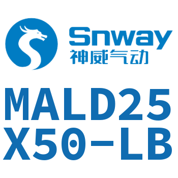 Airtac 铝合金迷你气缸-MALD25X50-LB