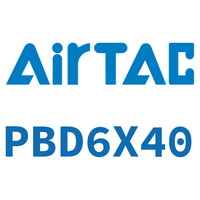Airtac 笔形双出气缸-PBD6X40