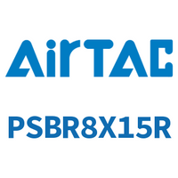 Airtac 单动方头笔型气缸-PSBR8X15R