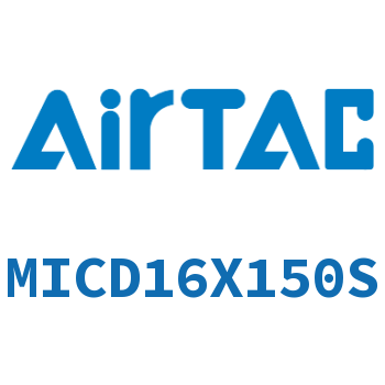Airtac 带气缓冲双出迷你气缸-MICD16X150S