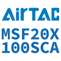 Airtac 单动迷你气缸-MSF20X100SCA