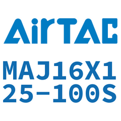Airtac MAJ Double Rod Adjustable Stainless Steel Mini Cylinder MAJ16X125-100S — view 4