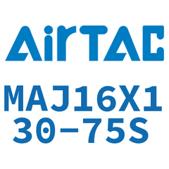 Airtac MAJ Double Rod Adjustable Stainless Steel Mini Cylinder MAJ16X130-75S — view 4