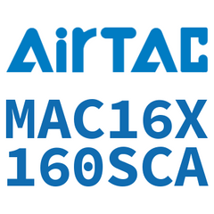 Airtac MAC Stainless Steel Mini Air Cylinder MAC16X160SCA — view 5