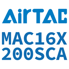 Airtac MAC Stainless Steel Mini Air Cylinder MAC16X200SCA — view 5
