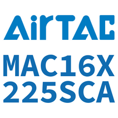 Airtac MAC Stainless Steel Mini Air Cylinder MAC16X225SCA — view 5
