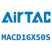 Airtac 双出带缓冲不锈钢迷你气缸-MACD16X50S