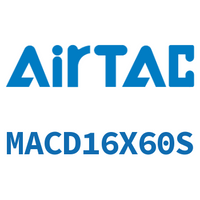 Airtac 双出带缓冲不锈钢迷你气缸-MACD16X60S