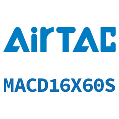 Airtac MACD Double Rod Stainless Steel Mini Cylinder with Cushion MACD16X60S — view 4