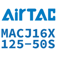 Airtac 不锈钢迷你可调气缸-MACJ16X125-50S