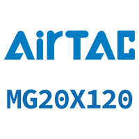 Airtac 不锈钢迷你气缸-MG20X120