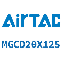 Airtac MGCD Stainless Steel Mini Air Cylinder MGCD20X125 — view 5