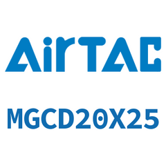 Airtac MGCD Stainless Steel Mini Air Cylinder MGCD20X25 — view 5
