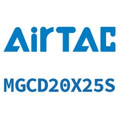 Airtac MGCD Stainless Steel Mini Air Cylinder MGCD20X25S — view 5