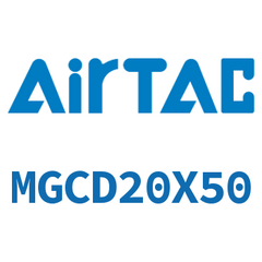 Airtac MGCD Stainless Steel Mini Air Cylinder MGCD20X50 — view 5