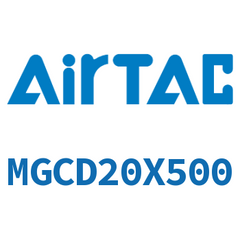 Airtac MGCD Stainless Steel Mini Air Cylinder MGCD20X500 — view 5