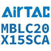 Airtac 铝合金迷你气缸-MBLC20X15SCA