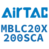 Airtac 铝合金迷你气缸-MBLC20X200SCA