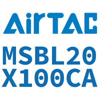 Airtac 铝合金迷你气缸-MSBL20X100CA