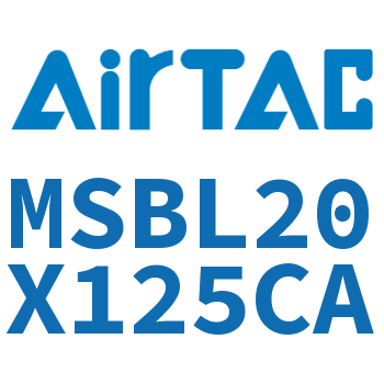 Airtac 铝合金迷你气缸-MSBL20X125CA
