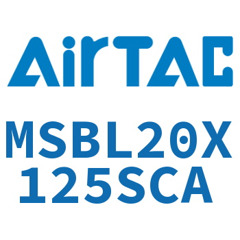 Airtac 铝合金迷你气缸-MSBL20X125SCA