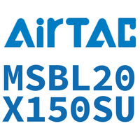 Airtac 铝合金迷你气缸-MSBL20X150SU