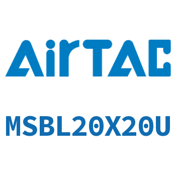 Airtac 铝合金迷你气缸-MSBL20X20U