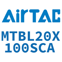 Airtac 单动铝合金迷你气缸-MTBL20X100SCA