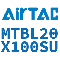 Airtac 单动铝合金迷你气缸-MTBL20X100SU
