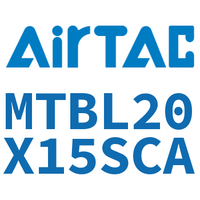 Airtac 单动铝合金迷你气缸-MTBL20X15SCA