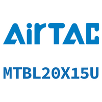 Airtac 单动铝合金迷你气缸-MTBL20X15U