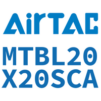 Airtac 单动铝合金迷你气缸-MTBL20X20SCA