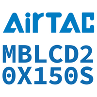 Airtac 铝合金迷你气缸-MBLCD20X150S