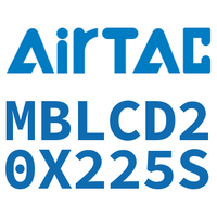 Airtac 铝合金迷你气缸-MBLCD20X225S